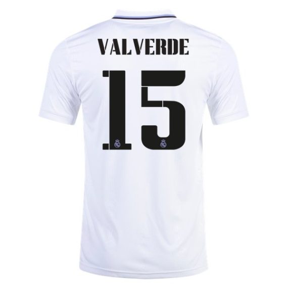 22/23 Federico Valverde #15 Real Madrid Home Jersey