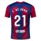 23/24 Barcelona #21 Frenkie de Jong Home Jersey