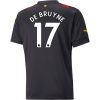 22/23 Kevin De Bruyne #17 Manchester City Away Jersey