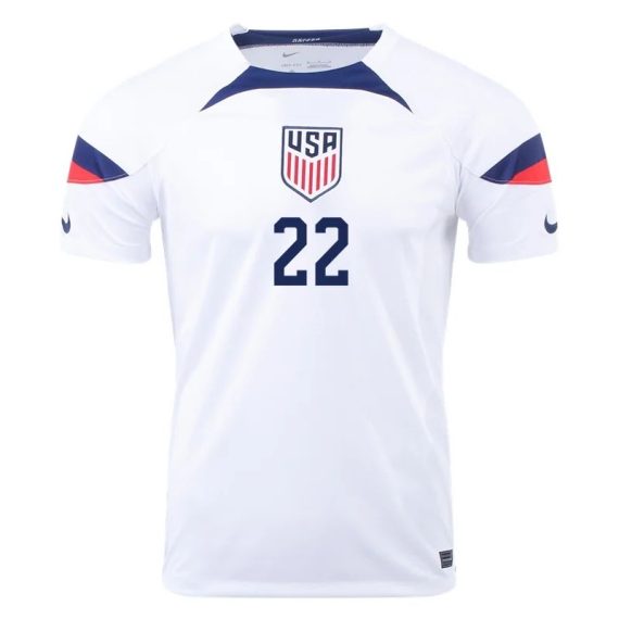 2022 DeAndre Yedlin #22 USMNT Home Jersey