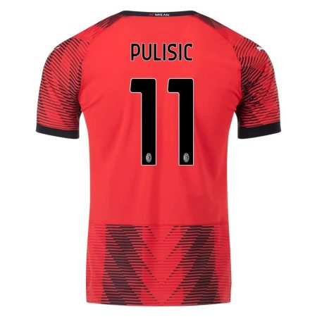 23/24 AC Milan #11 Christian Pulisic Home Jersey