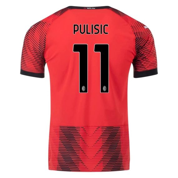 23/24 AC Milan #11 Christian Pulisic Home Jersey