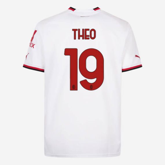 22/23 Theo Hernandez #19 AC Milan Away Jersey
