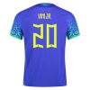 2022 Vinicius Junior #20 Brazil Away Jersey