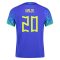 2022 Vinicius Junior #20 Brazil Away Jersey
