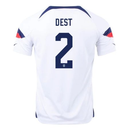 2022 Sergino Dest #2 USMNT Home Jersey