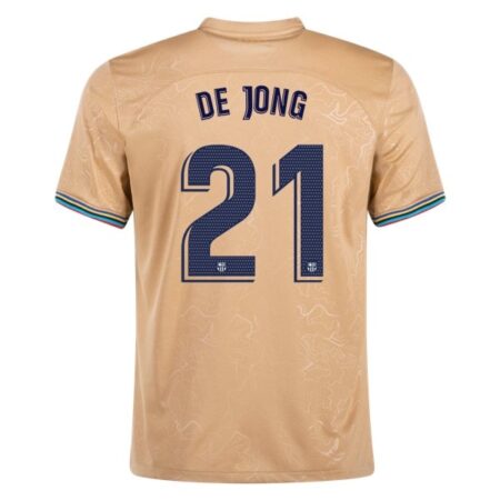 22/23 Frenkie de Jong #21 Barcelona Away Jersey