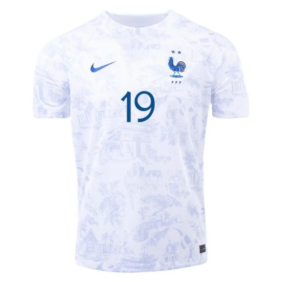 2022 Karim Benzema #19 France Away Jersey