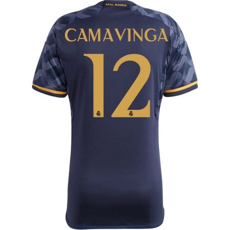 23/24 Real Madrid #12 Eduardo Camavinga Away Jersey