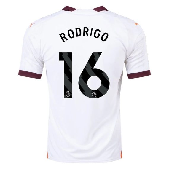 23/24 Manchester City #16 Rodrigo Away Jersey
