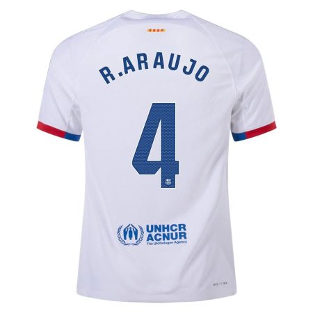 23/24 Barcelona #4 Ronald Araujo Away Jersey