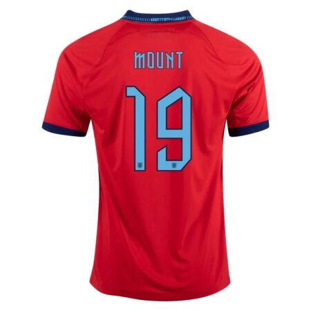 2022 Mason Mount #19 England Away Jersey
