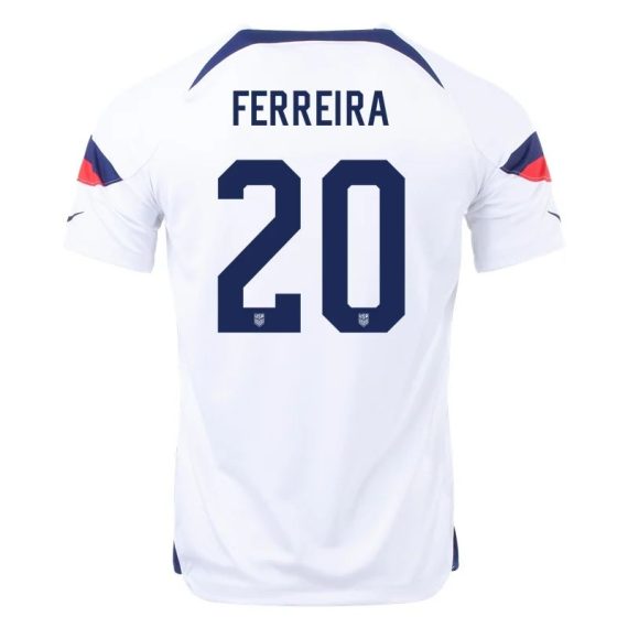 2022 Jesus Ferreira #20 USMNT Home Jersey