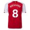 23/24 Arsenal #8 Martin Odegaard Home Jersey