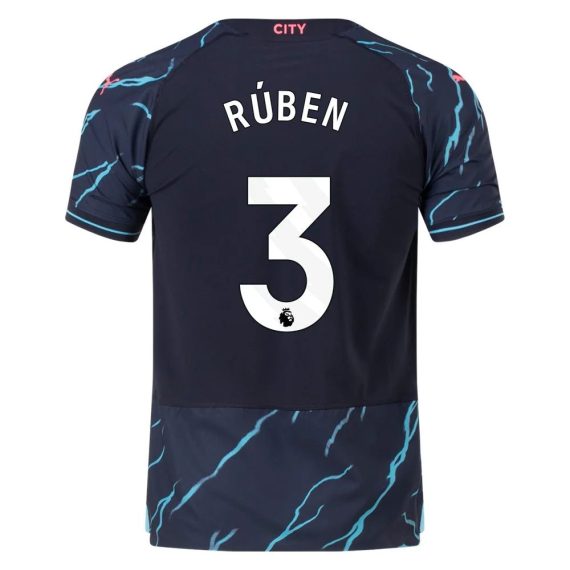 23/24 Manchester City #3 Ruben Dias Third Jersey