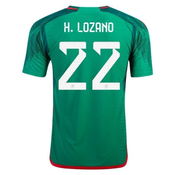 2022 Hirving Lozano #22 Mexico Home Jersey