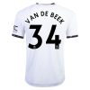 22/23 Donny van de Beek #34 Manchester United Away Jersey
