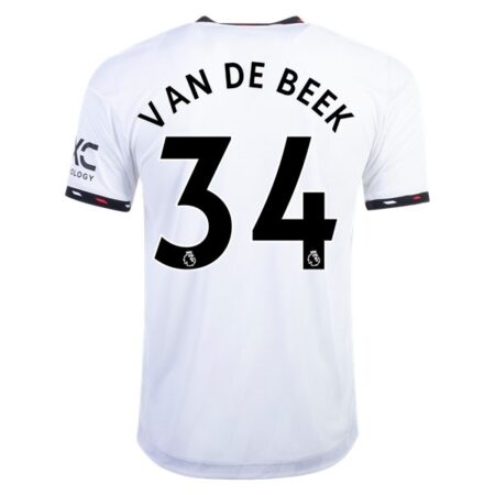 22/23 Donny van de Beek #34 Manchester United Away Jersey