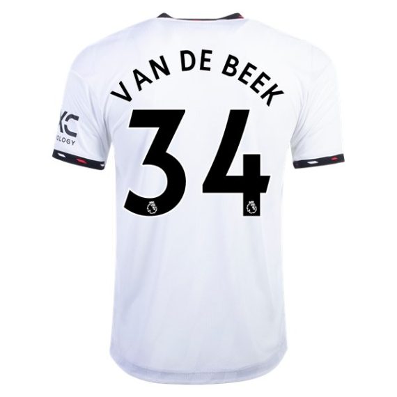 22/23 Donny van de Beek #34 Manchester United Away Jersey