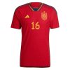 2022 Rodrigo #16 Spain Home Jersey