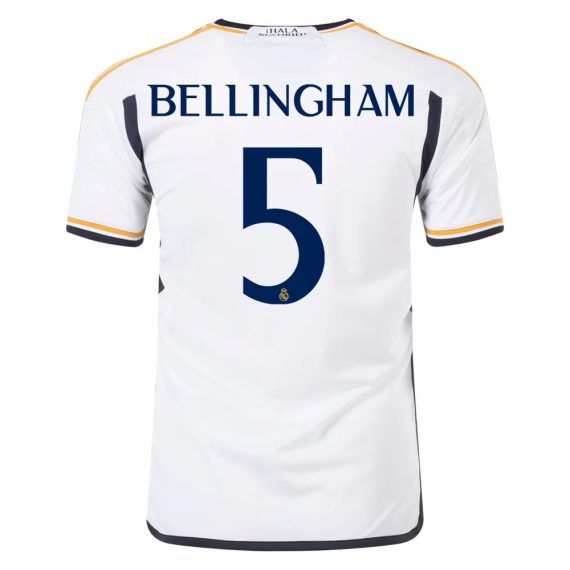 23/24 Real Madrid #5 Jude Bellingham Home Jersey