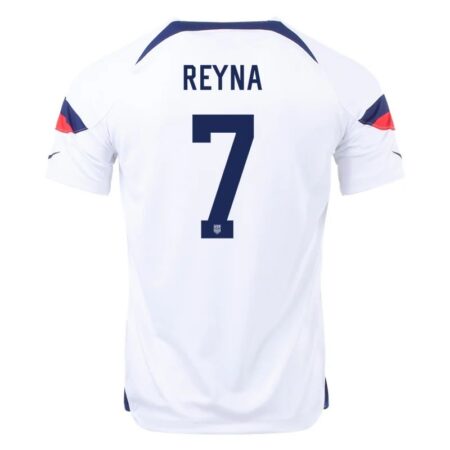 2022 Giovanni Reyna #7 USMNT Home Jersey