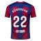 23/24 Barcelona #22 Ilkay Gundogan Home Jersey