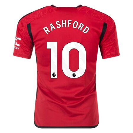 23/24 Manchester United #10 Marcus Rashford Home Jersey