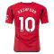 23/24 Manchester United #10 Marcus Rashford Home Jersey