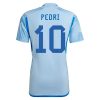 2022 Pedri #10 Spain Away Jersey