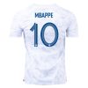 2022 Kylian Mbappe #10 France Away Jersey