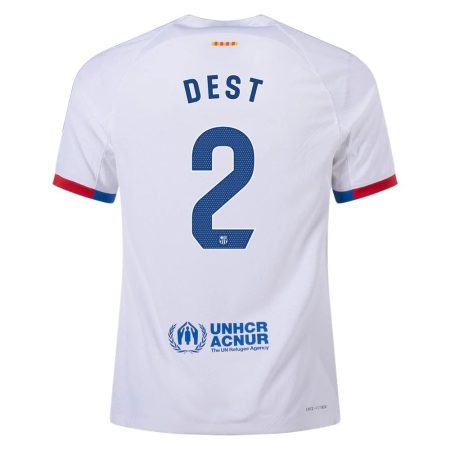23/24 Barcelona #2 Sergino Dest Away Jersey