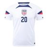 2022 Jesus Ferreira #20 USMNT Home Jersey
