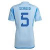 2022 Sergio Busquets #5 Spain Away Jersey