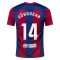 23/24 Barcelona #14 Ilkay Gundogan Home Jersey
