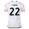 23/24 Juventus #22 Timothy Weah Away Jersey