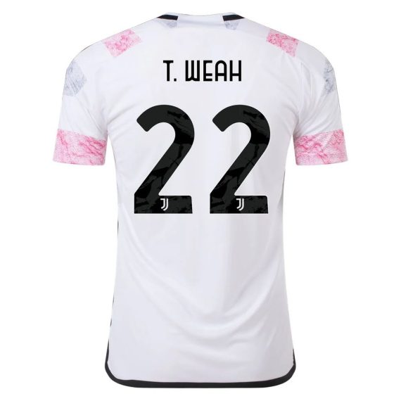 23/24 Juventus #22 Timothy Weah Away Jersey