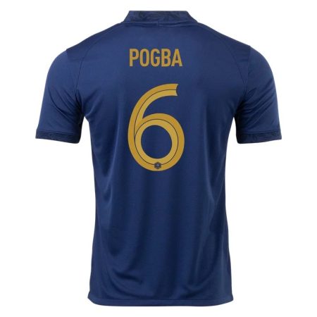 2022 Paul Pogba #6 France Home Jersey