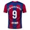 23/24 Barcelona #9 Robert Lewandowski Home Jersey