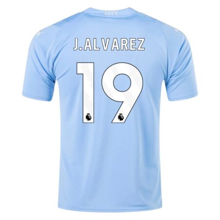 23/24 Manchester City #19 Julian Alvarez Home Jersey