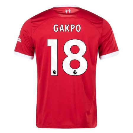 23/24 Liverpool #18 Cody Gakpo Home Jersey