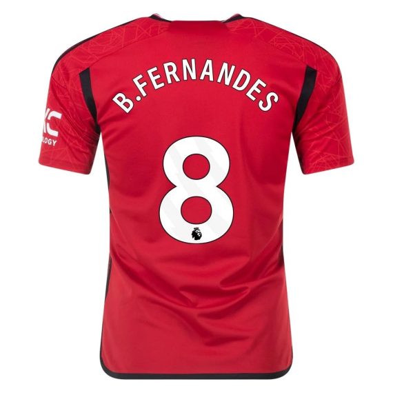 23/24 Manchester United #8 Bruno Fernandes Home Jersey
