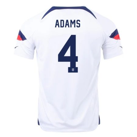 2022 Tyler Adams #4 USMNT Home Jersey