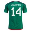 2022 Javier Hernandez Chicharito #14 Mexico Home Jersey