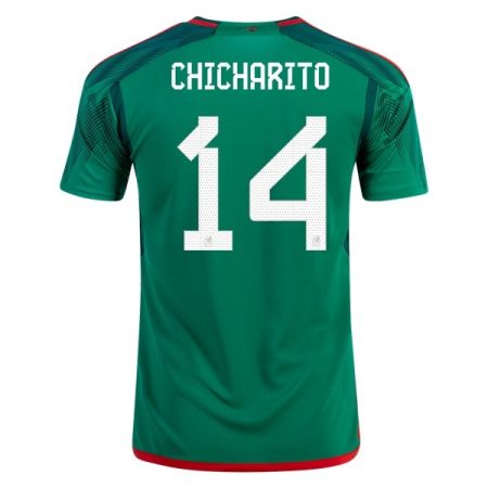 2022 Javier Hernandez Chicharito #14 Mexico Home Jersey