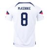 2022 Weston McKennie #8 USMNT Home Jersey
