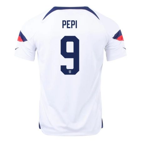 2022 Ricardo Pepi #9 USMNT Home Jersey