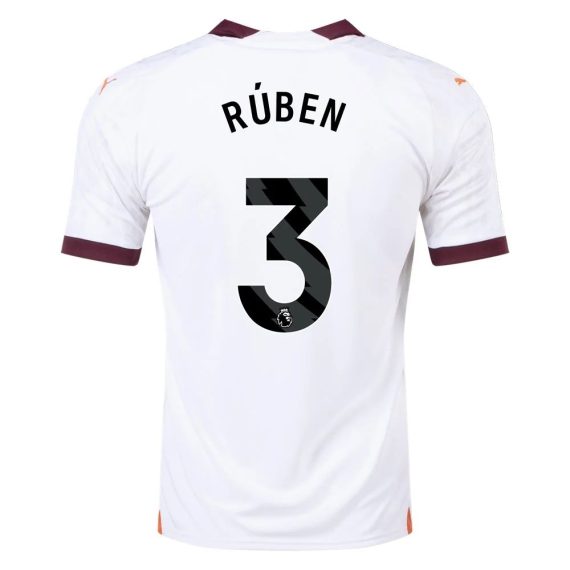 23/24 Manchester City #3 Ruben Dias Away Jersey