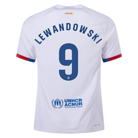 23/24 Barcelona #9 Robert Lewandowski Away Jersey