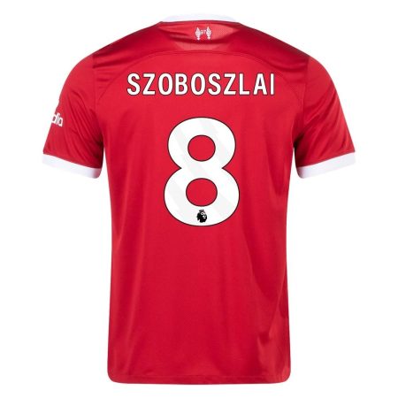 23/24 Liverpool #8 Dominik Szoboszlai Home Jersey